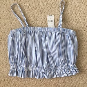 Striped crop top